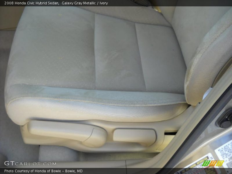 Galaxy Gray Metallic / Ivory 2008 Honda Civic Hybrid Sedan