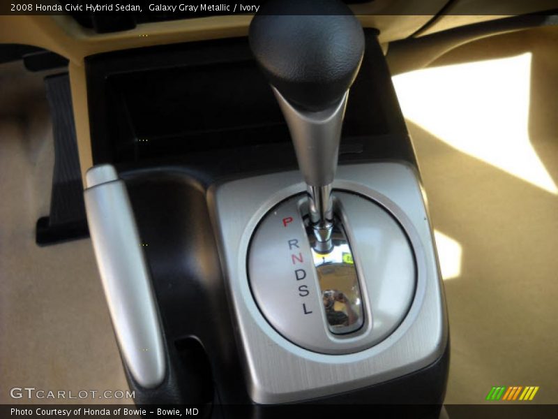 Galaxy Gray Metallic / Ivory 2008 Honda Civic Hybrid Sedan
