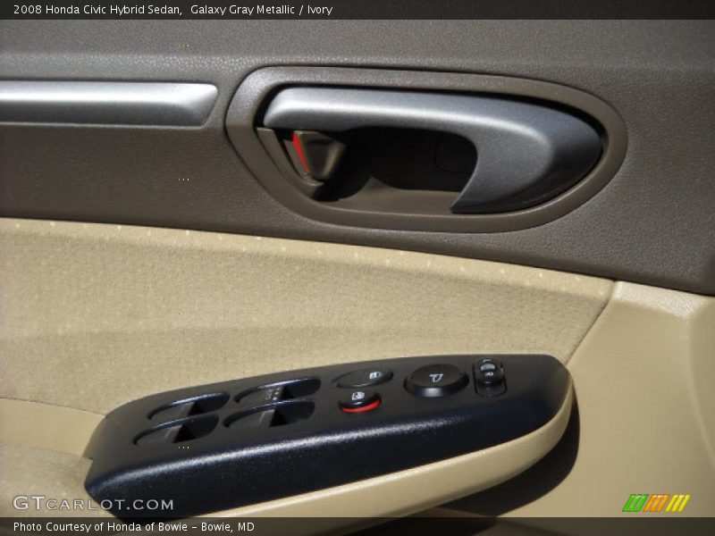 Galaxy Gray Metallic / Ivory 2008 Honda Civic Hybrid Sedan