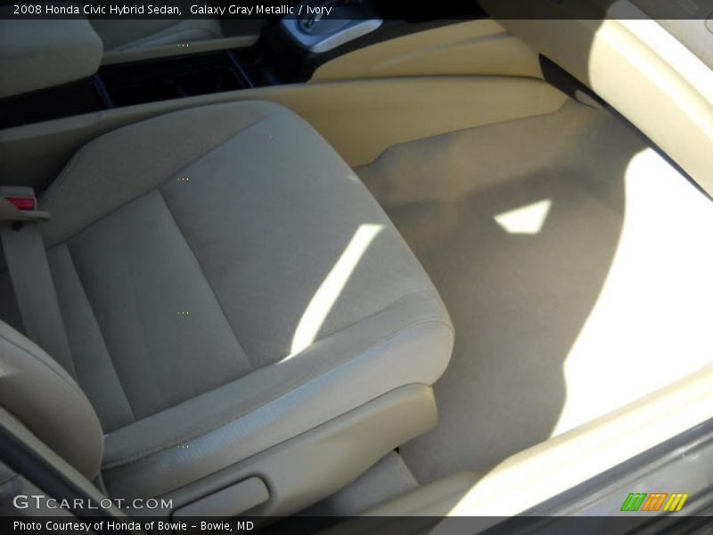 Galaxy Gray Metallic / Ivory 2008 Honda Civic Hybrid Sedan