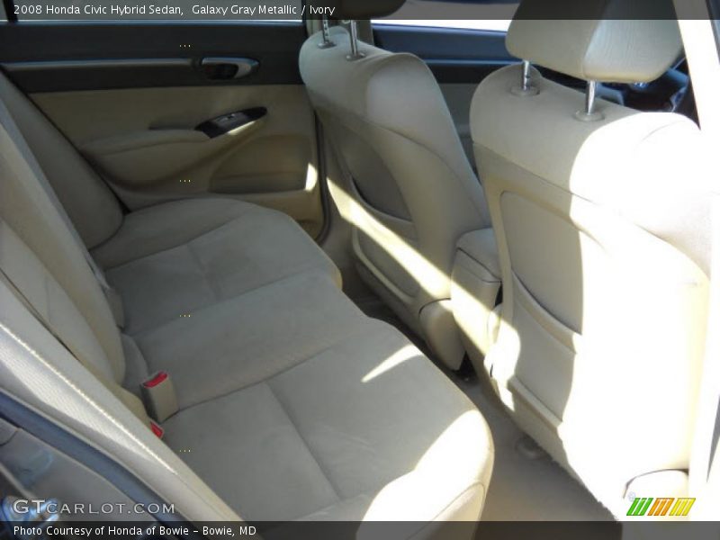 Galaxy Gray Metallic / Ivory 2008 Honda Civic Hybrid Sedan