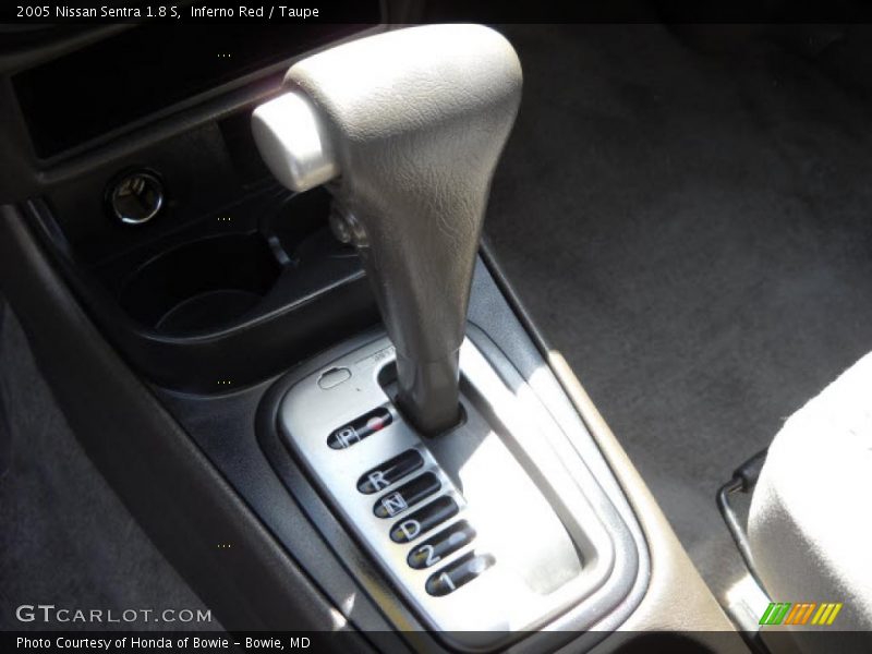 Inferno Red / Taupe 2005 Nissan Sentra 1.8 S