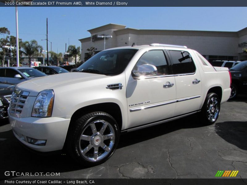 White Diamond / Ebony 2010 Cadillac Escalade EXT Premium AWD