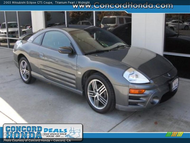 Titanium Pearl / Midnight 2003 Mitsubishi Eclipse GTS Coupe