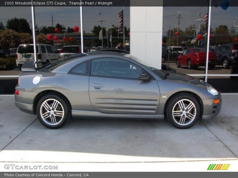 Titanium Pearl / Midnight 2003 Mitsubishi Eclipse GTS Coupe