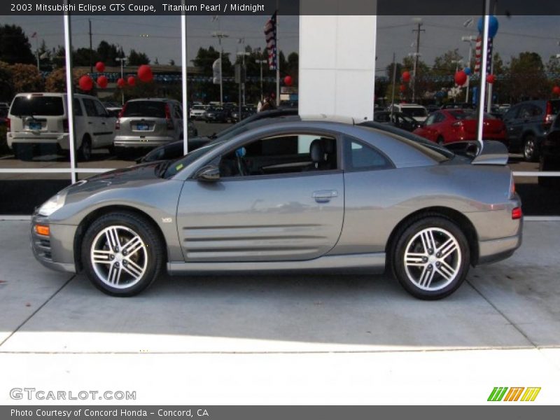 Titanium Pearl / Midnight 2003 Mitsubishi Eclipse GTS Coupe