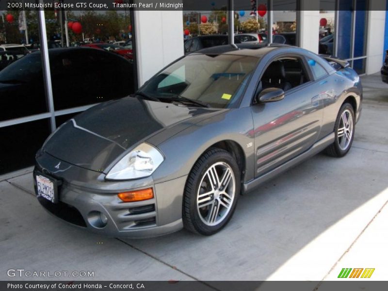 Titanium Pearl / Midnight 2003 Mitsubishi Eclipse GTS Coupe