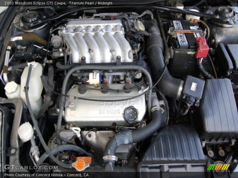 Titanium Pearl / Midnight 2003 Mitsubishi Eclipse GTS Coupe