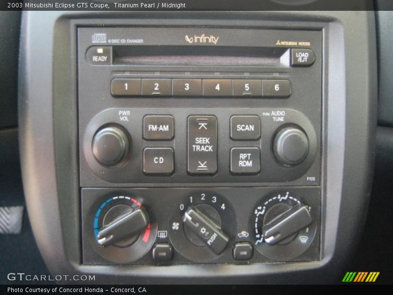 Titanium Pearl / Midnight 2003 Mitsubishi Eclipse GTS Coupe