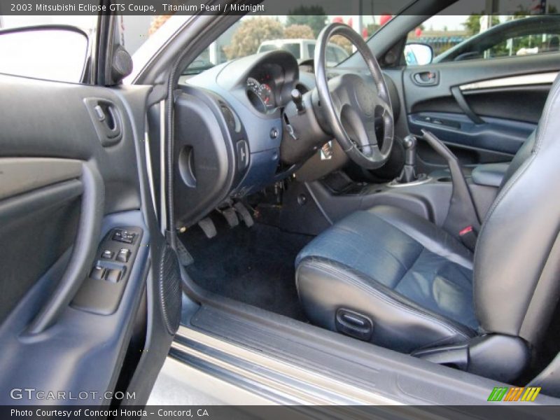 Titanium Pearl / Midnight 2003 Mitsubishi Eclipse GTS Coupe