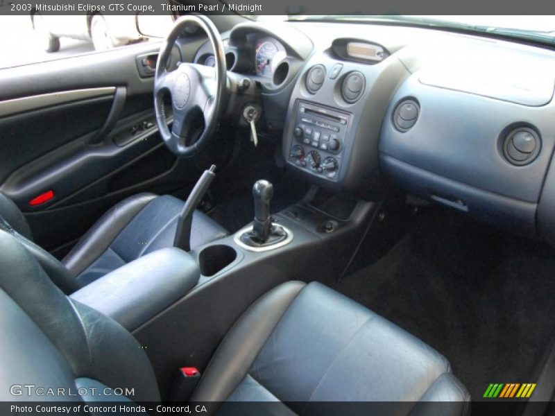 Titanium Pearl / Midnight 2003 Mitsubishi Eclipse GTS Coupe