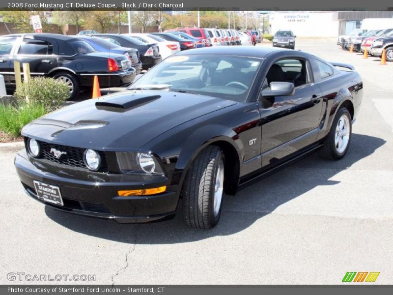 Black / Dark Charcoal 2008 Ford Mustang GT Deluxe Coupe