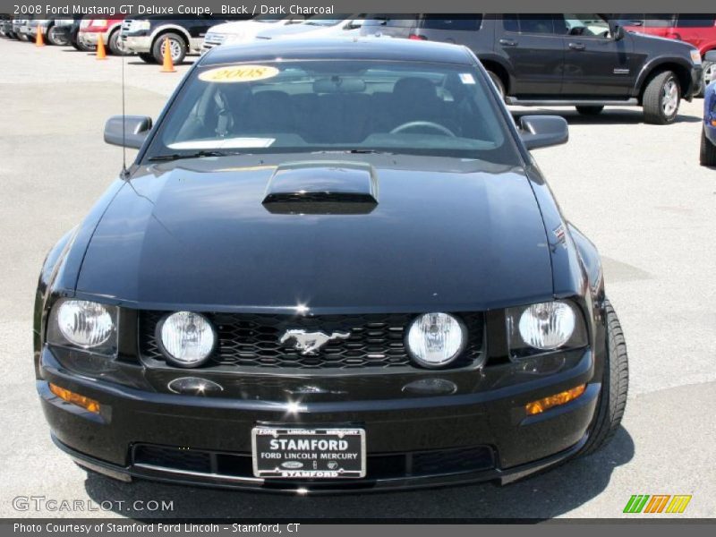 Black / Dark Charcoal 2008 Ford Mustang GT Deluxe Coupe