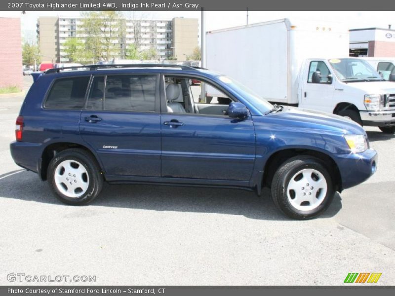 Indigo Ink Pearl / Ash Gray 2007 Toyota Highlander Limited 4WD