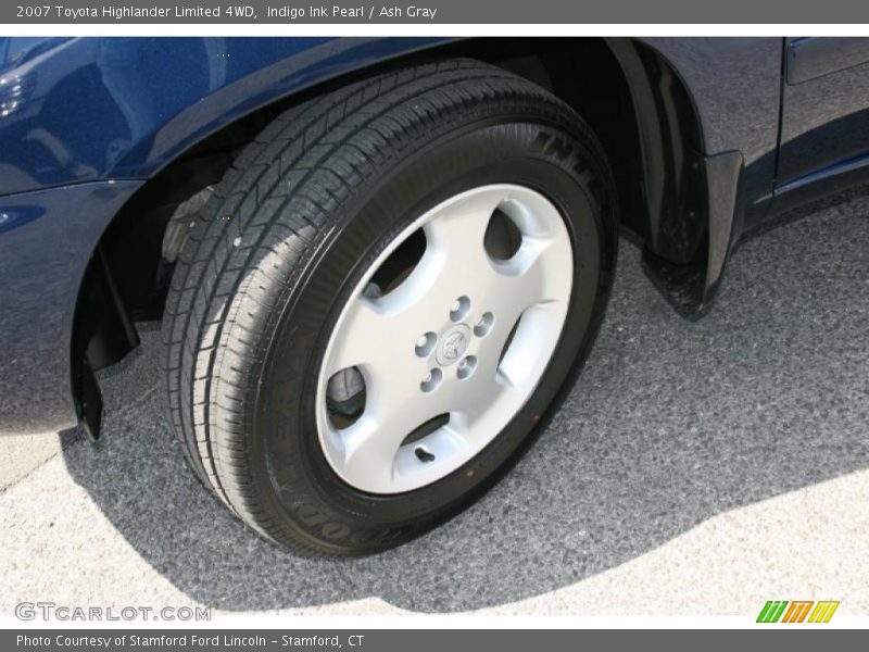 Indigo Ink Pearl / Ash Gray 2007 Toyota Highlander Limited 4WD