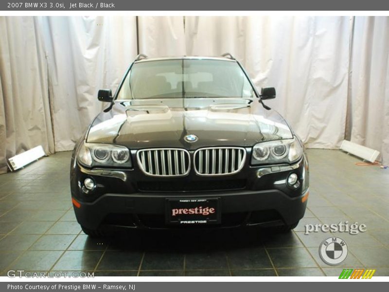 Jet Black / Black 2007 BMW X3 3.0si