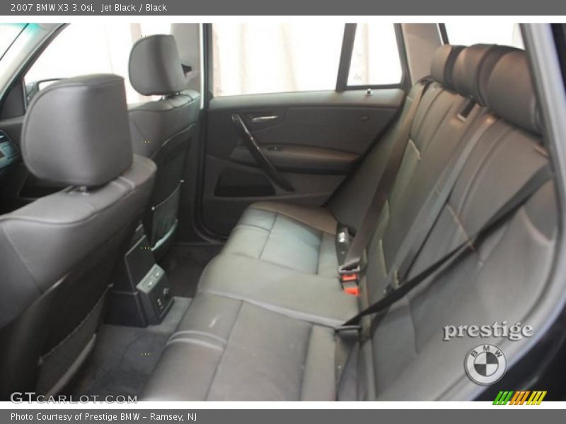 Jet Black / Black 2007 BMW X3 3.0si