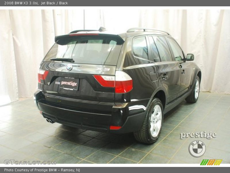 Jet Black / Black 2008 BMW X3 3.0si
