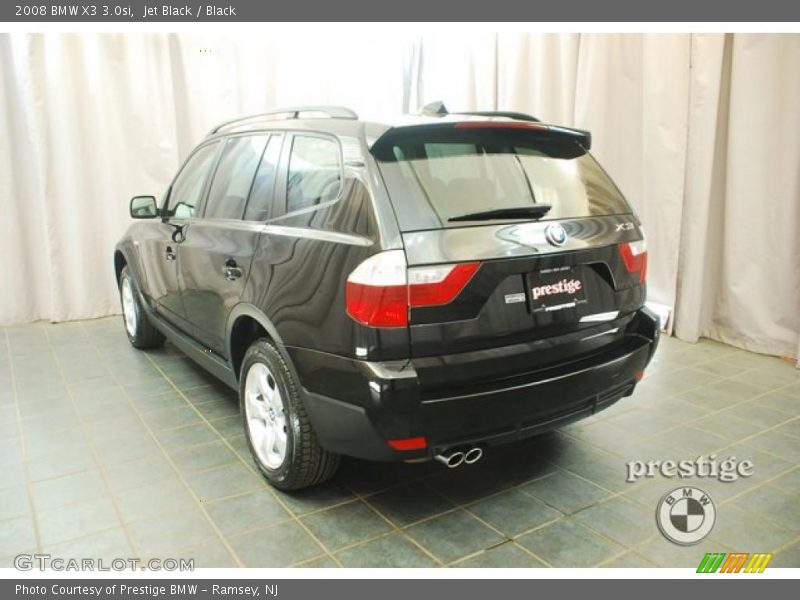 Jet Black / Black 2008 BMW X3 3.0si