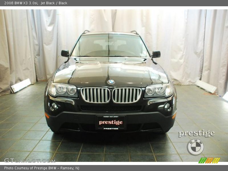 Jet Black / Black 2008 BMW X3 3.0si