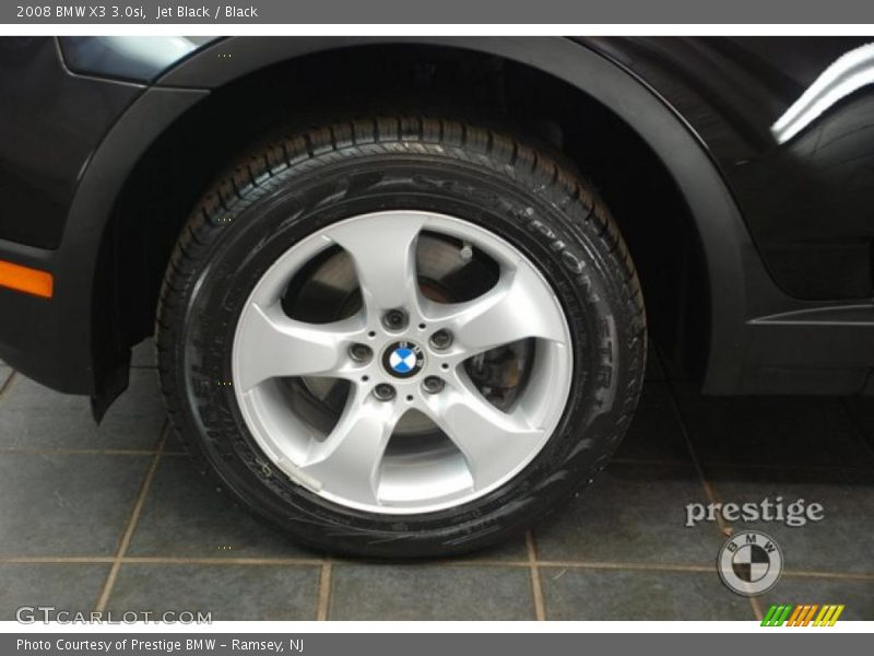 Jet Black / Black 2008 BMW X3 3.0si