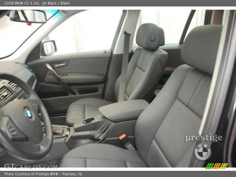 Jet Black / Black 2008 BMW X3 3.0si