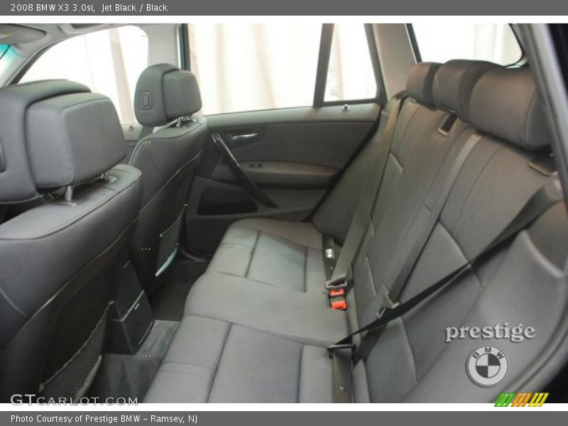 Jet Black / Black 2008 BMW X3 3.0si