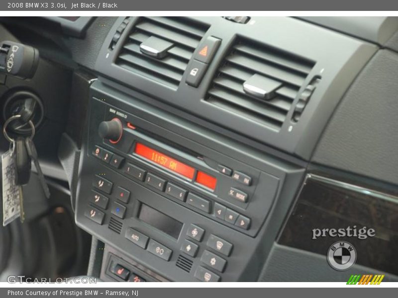 Jet Black / Black 2008 BMW X3 3.0si
