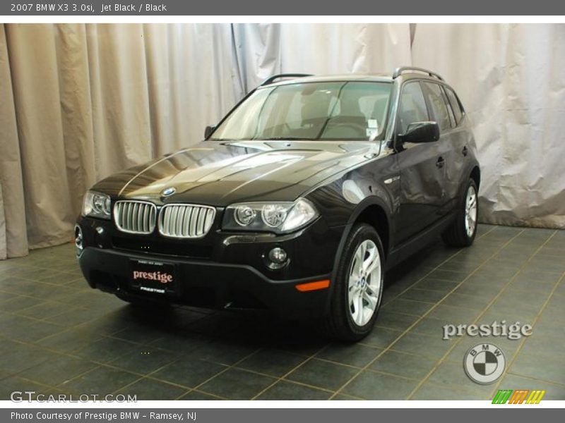 Jet Black / Black 2007 BMW X3 3.0si