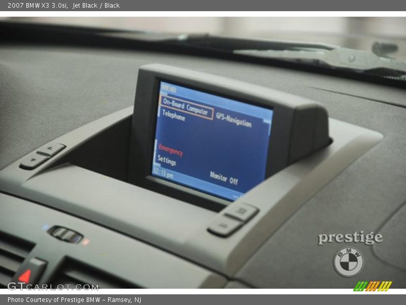 Jet Black / Black 2007 BMW X3 3.0si
