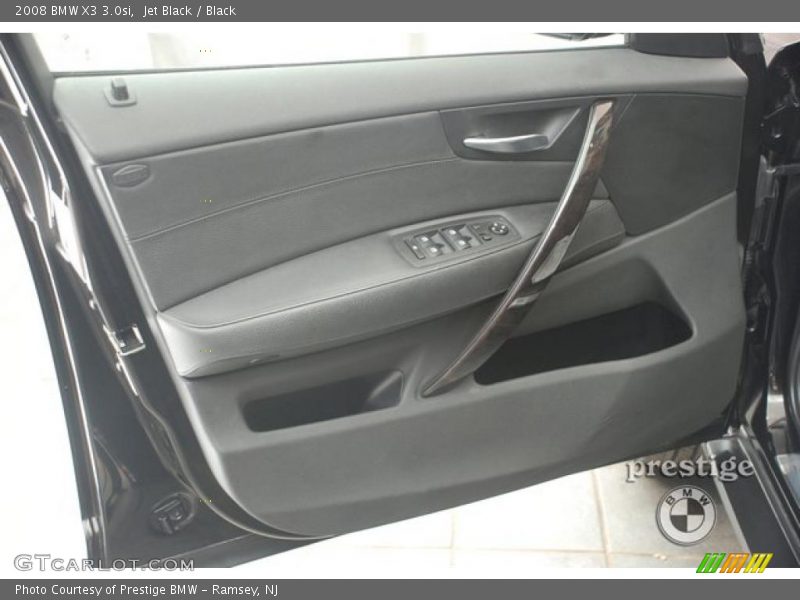 Jet Black / Black 2008 BMW X3 3.0si