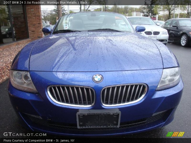 Montego Blue Metallic / Black 2007 BMW Z4 3.0si Roadster
