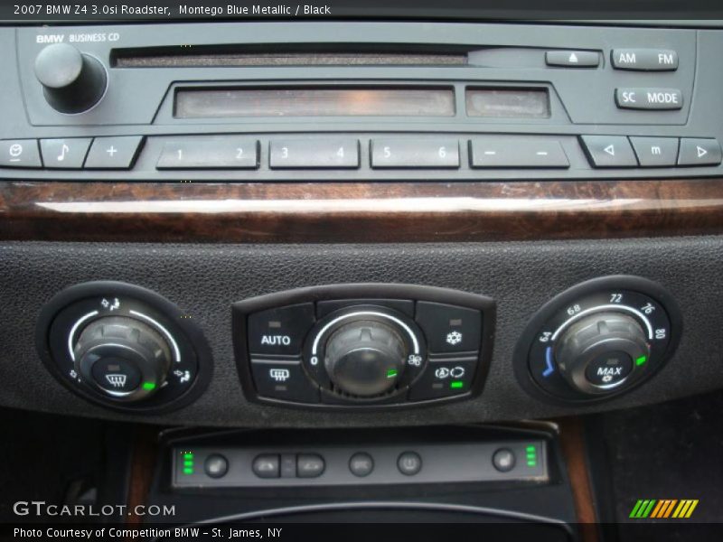 Montego Blue Metallic / Black 2007 BMW Z4 3.0si Roadster