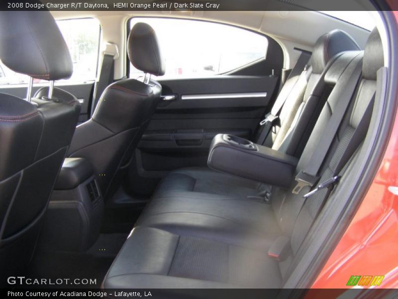 HEMI Orange Pearl / Dark Slate Gray 2008 Dodge Charger R/T Daytona
