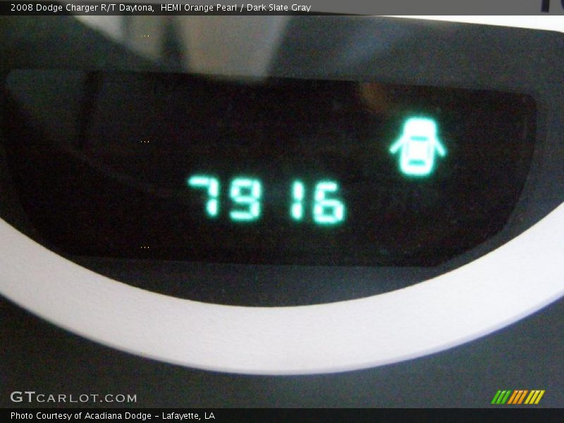 HEMI Orange Pearl / Dark Slate Gray 2008 Dodge Charger R/T Daytona
