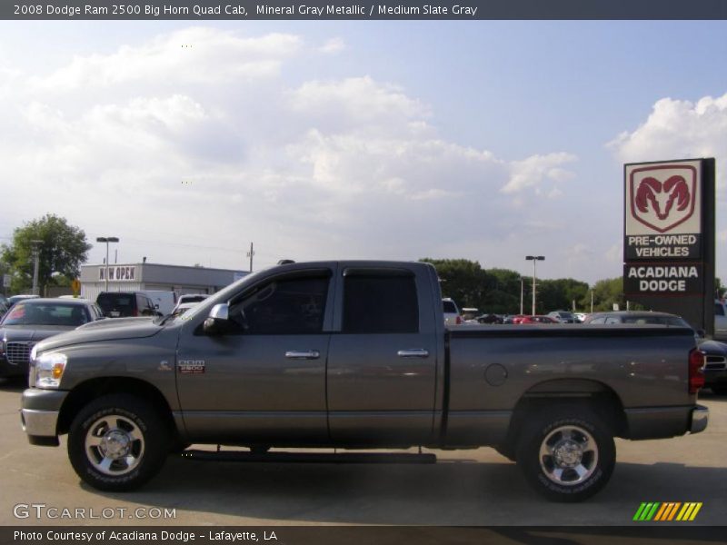 Mineral Gray Metallic / Medium Slate Gray 2008 Dodge Ram 2500 Big Horn Quad Cab