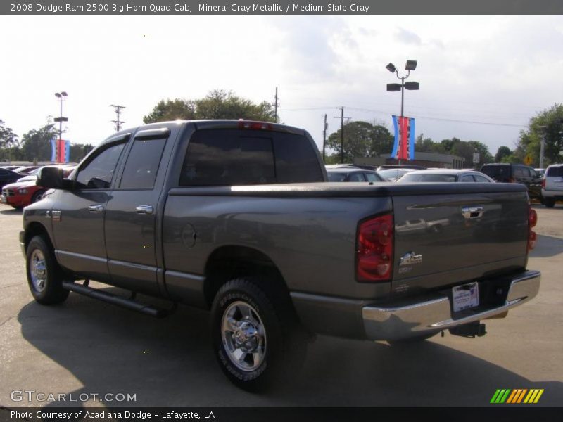 Mineral Gray Metallic / Medium Slate Gray 2008 Dodge Ram 2500 Big Horn Quad Cab