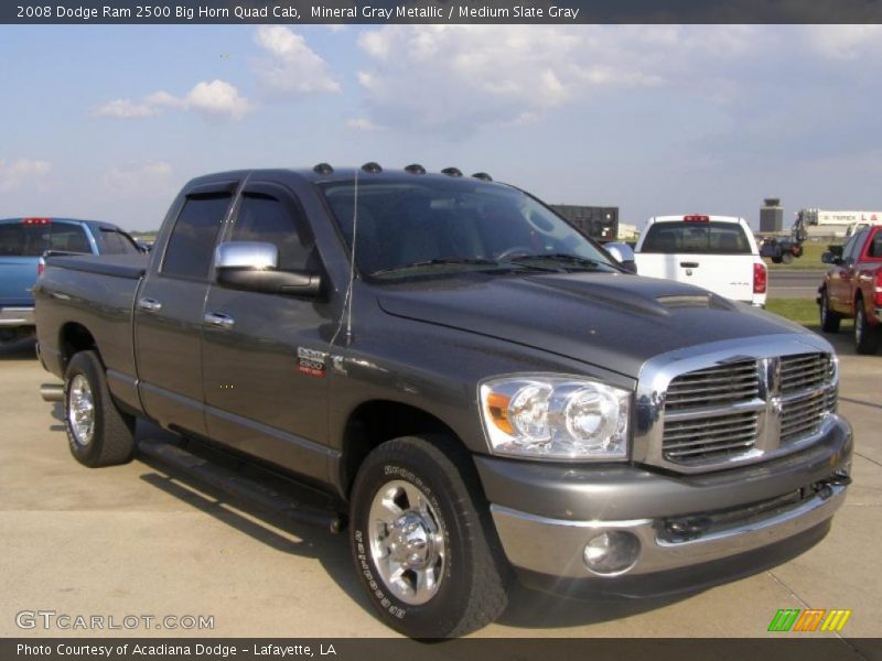Mineral Gray Metallic / Medium Slate Gray 2008 Dodge Ram 2500 Big Horn Quad Cab