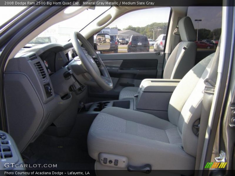 Mineral Gray Metallic / Medium Slate Gray 2008 Dodge Ram 2500 Big Horn Quad Cab