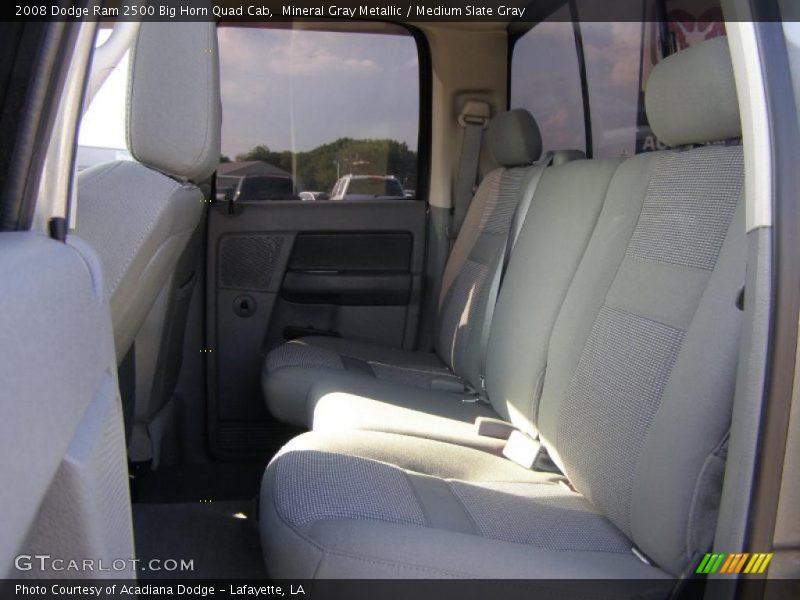 Mineral Gray Metallic / Medium Slate Gray 2008 Dodge Ram 2500 Big Horn Quad Cab