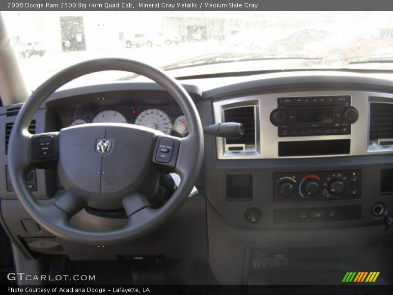 Mineral Gray Metallic / Medium Slate Gray 2008 Dodge Ram 2500 Big Horn Quad Cab