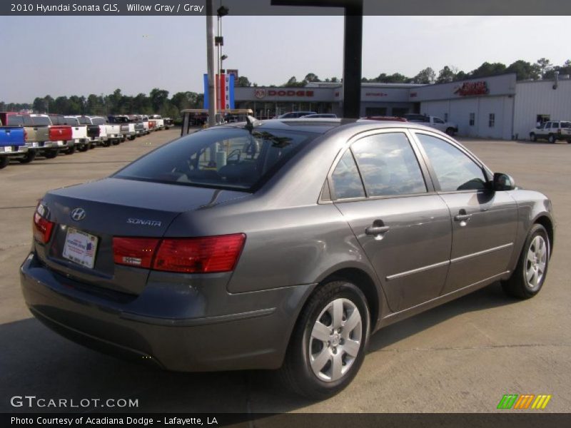 Willow Gray / Gray 2010 Hyundai Sonata GLS