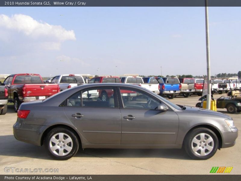 Willow Gray / Gray 2010 Hyundai Sonata GLS