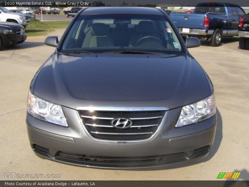Willow Gray / Gray 2010 Hyundai Sonata GLS