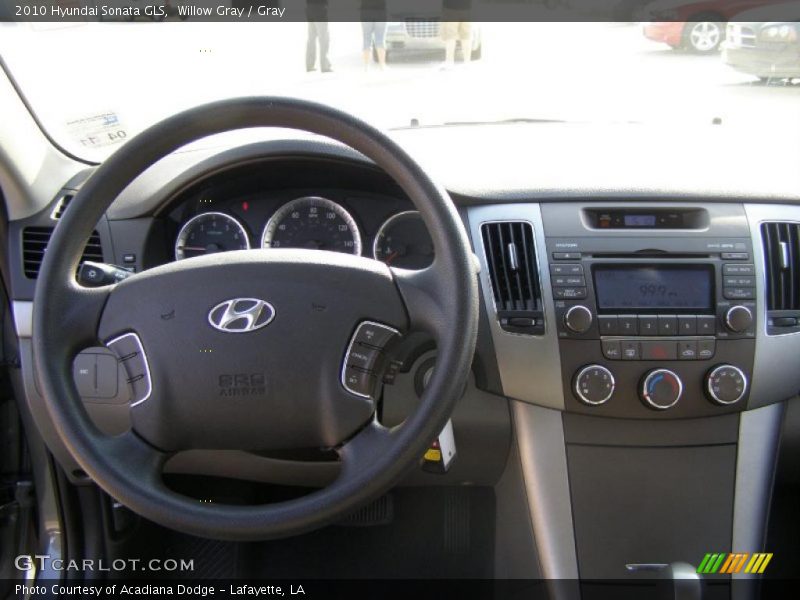 Willow Gray / Gray 2010 Hyundai Sonata GLS