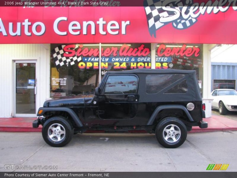 Black / Dark Slate Gray 2006 Jeep Wrangler Unlimited 4x4