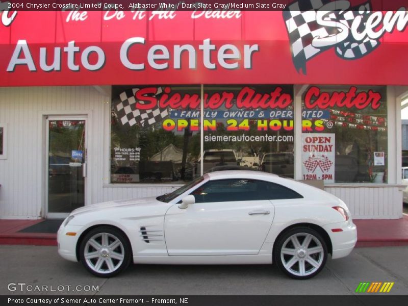 Alabaster White / Dark Slate Gray/Medium Slate Gray 2004 Chrysler Crossfire Limited Coupe