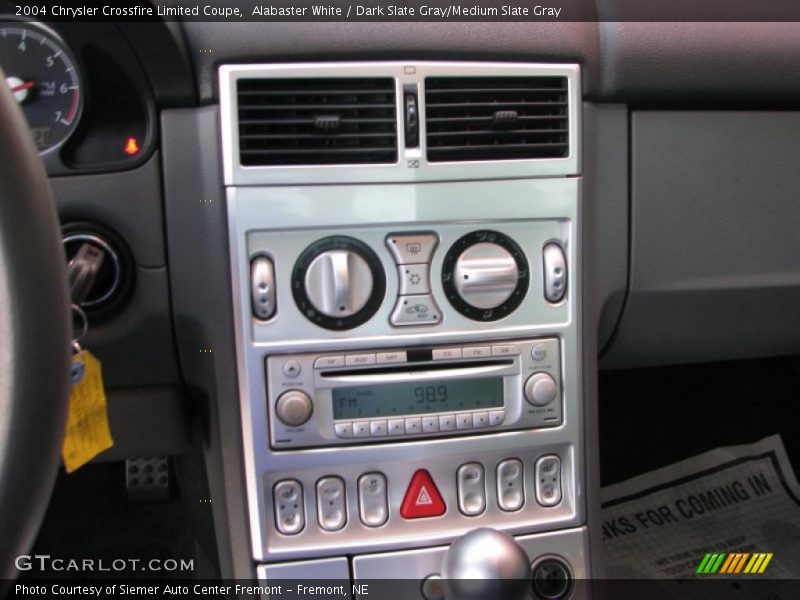 Alabaster White / Dark Slate Gray/Medium Slate Gray 2004 Chrysler Crossfire Limited Coupe