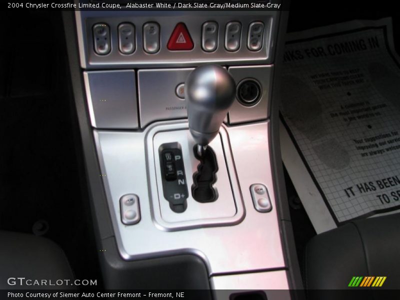 Alabaster White / Dark Slate Gray/Medium Slate Gray 2004 Chrysler Crossfire Limited Coupe