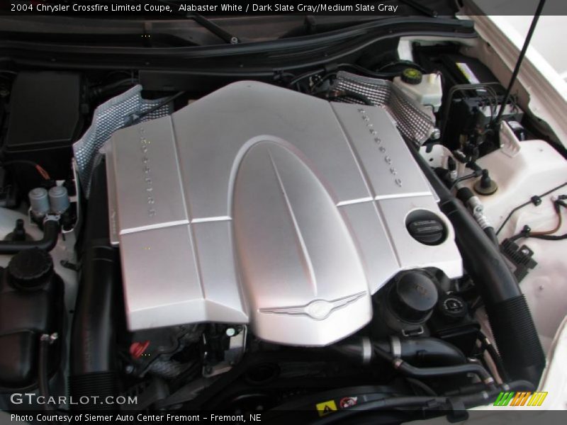 Alabaster White / Dark Slate Gray/Medium Slate Gray 2004 Chrysler Crossfire Limited Coupe